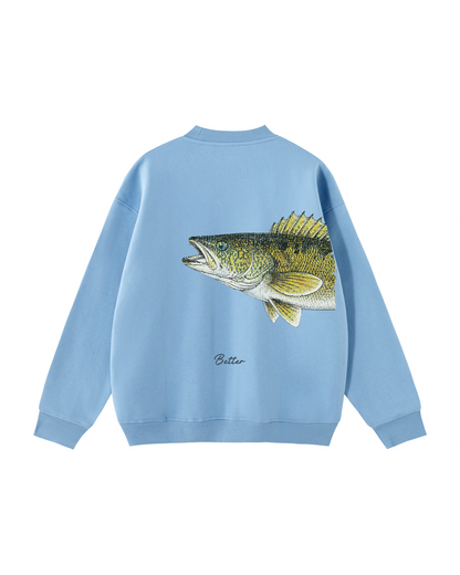 Better Together Walleye Matching Couple Sweatshirt Set