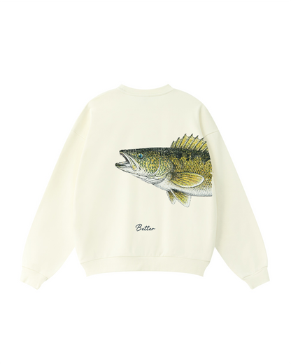 Better Together Walleye Matching Couple Sweatshirt Set
