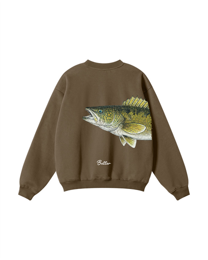 Better Together Walleye Matching Couple Sweatshirt Set