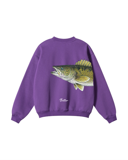Better Together Walleye Matching Couple Sweatshirt Set