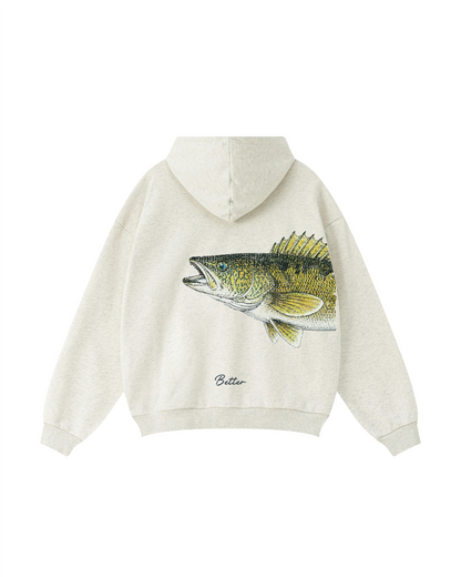 Better Together Walleye Matching Couple Fishing Unisex Hoodie Bundle