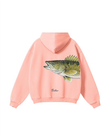 Better Together Walleye Matching Couple Fishing Unisex Hoodie Bundle