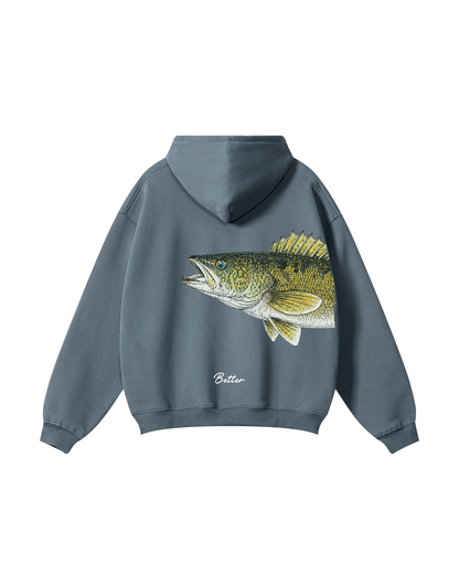 Better Together Walleye Matching Couple Fishing Unisex Hoodie Bundle