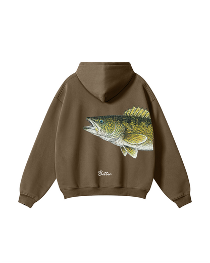 Better Together Walleye Matching Couple Fishing Unisex Hoodie Bundle