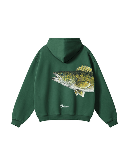Better Together Walleye Matching Couple Fishing Unisex Hoodie Bundle