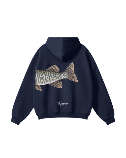 Better Together Muskie Matching Couple Fishing Unisex Hoodie Bundle