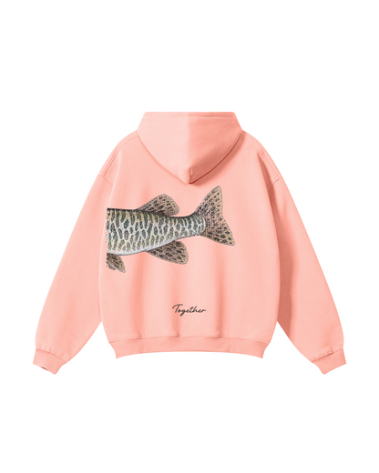 Better Together Muskie Matching Couple Fishing Unisex Hoodie Bundle