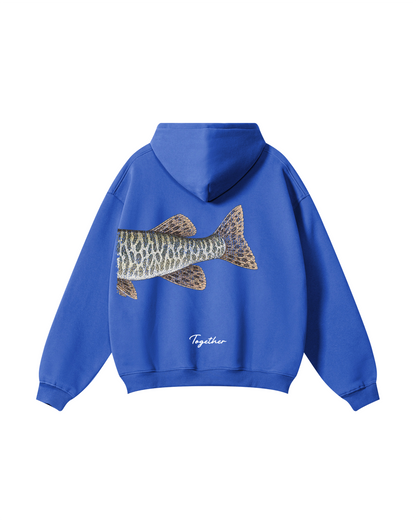 Better Together Muskie Matching Couple Fishing Unisex Hoodie Bundle