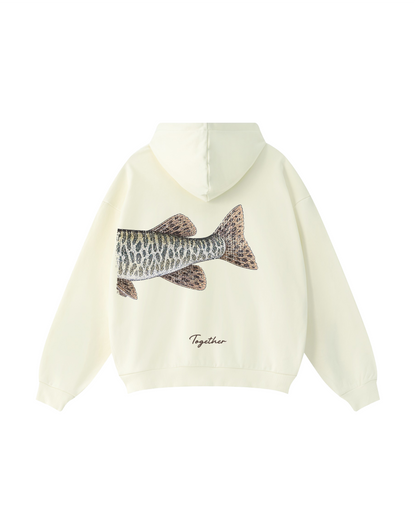 Better Together Muskie Matching Couple Fishing Unisex Hoodie Bundle