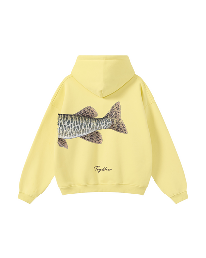 Better Together Muskie Matching Couple Fishing Unisex Hoodie Bundle
