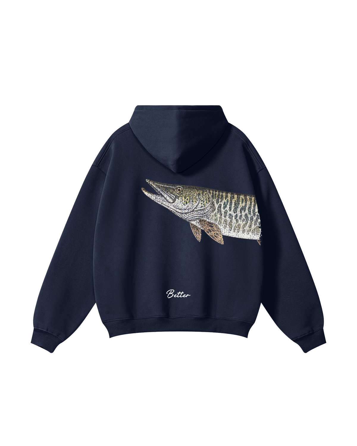 Better Together Muskie Matching Couple Fishing Unisex Hoodie Bundle