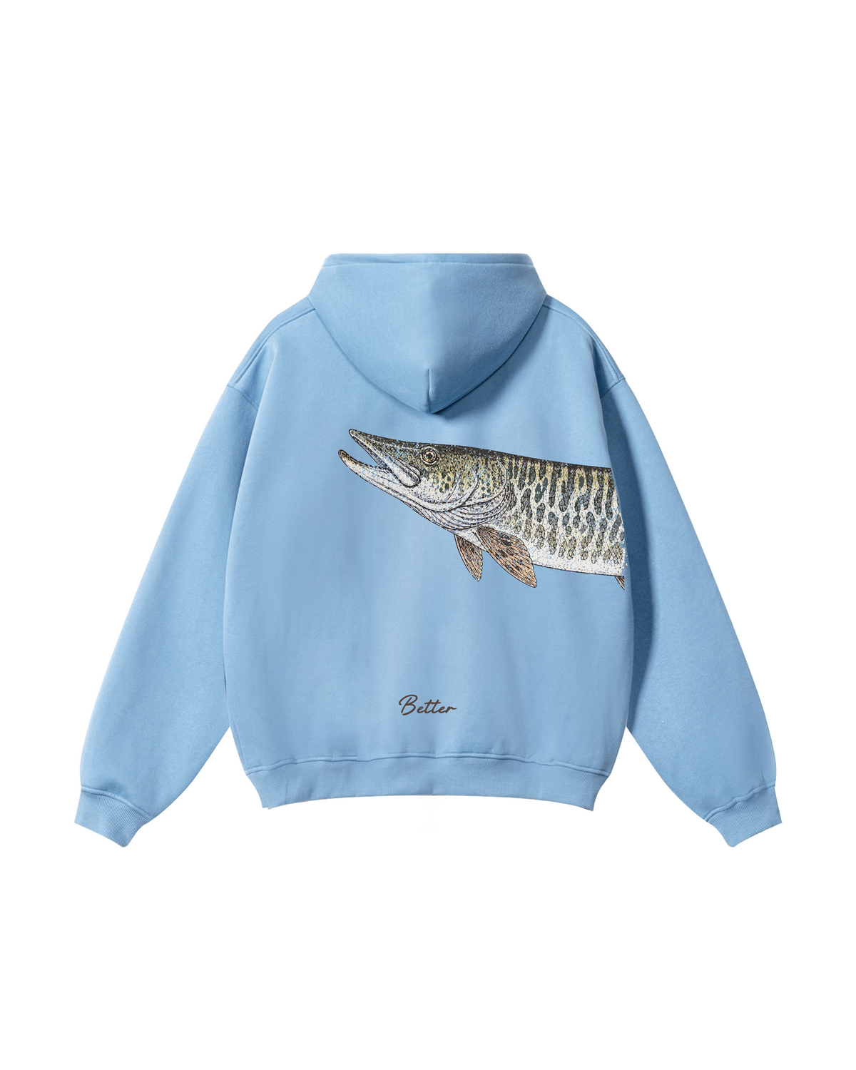 Better Together Muskie Matching Couple Fishing Unisex Hoodie Bundle