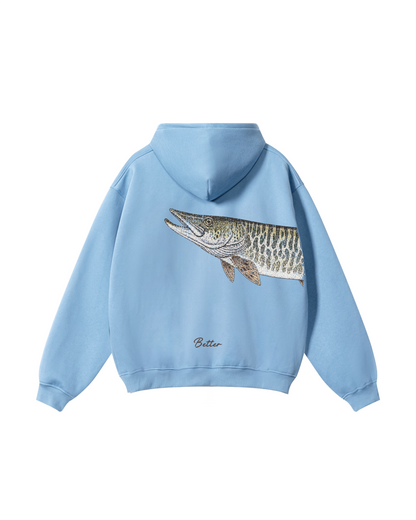 Better Together Muskie Matching Couple Fishing Unisex Hoodie Bundle
