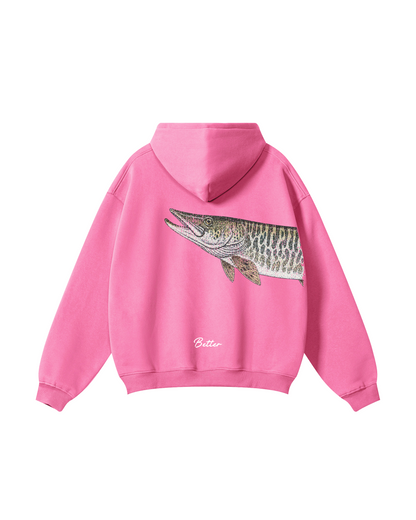 Better Together Muskie Matching Couple Fishing Unisex Hoodie Bundle