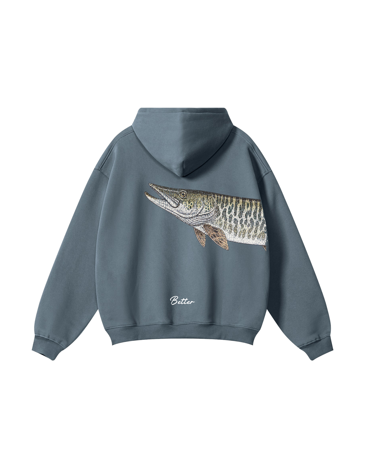 Better Together Muskie Matching Couple Fishing Unisex Hoodie Bundle