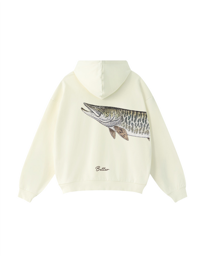Better Together Muskie Matching Couple Fishing Unisex Hoodie Bundle