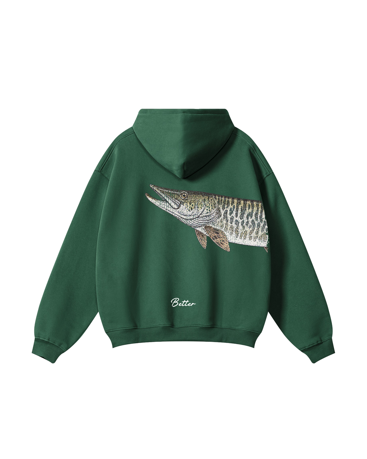 Better Together Muskie Matching Couple Fishing Unisex Hoodie Bundle