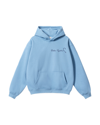 Better Together Striped Bass Matching Couple Fishing Unisex Hoodies Bundle
