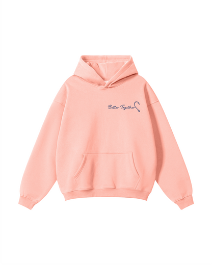 Better Together Striped Bass Matching Couple Fishing Unisex Hoodies Bundle