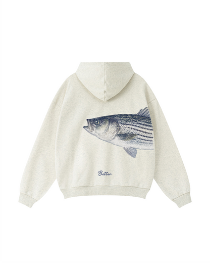 Better Together Striped Bass Matching Couple Fishing Unisex Hoodies Bundle