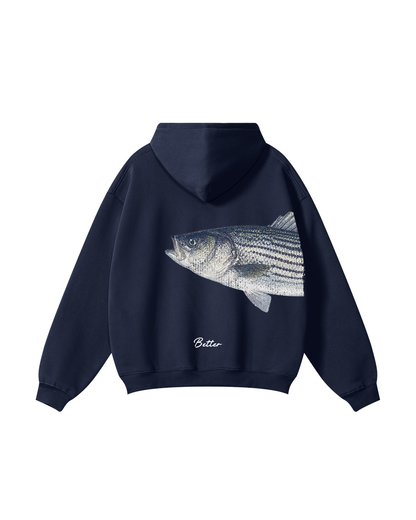 Better Together Striped Bass Matching Couple Fishing Unisex Hoodies Bundle