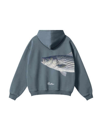Better Together Striped Bass Matching Couple Fishing Unisex Hoodies Bundle