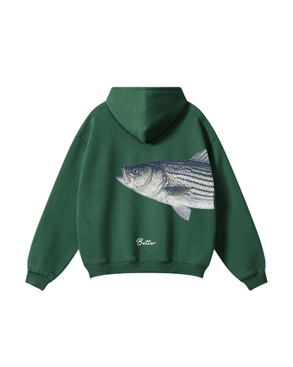 Better Together Striped Bass Matching Couple Fishing Unisex Hoodies Bundle