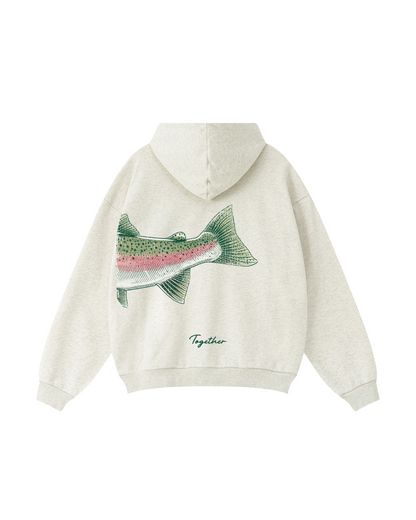 Better Together: Steelhead Fishing Couple Hoodie Set