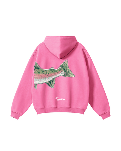 Better Together: Steelhead Fishing Couple Hoodie Set