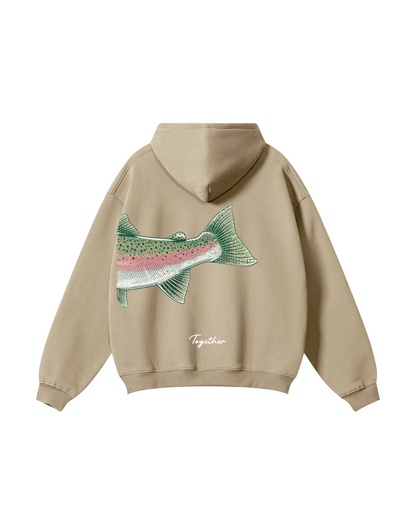 Better Together: Steelhead Fishing Couple Hoodie Set