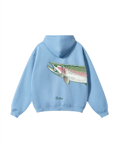 Better Together: Steelhead Fishing Couple Hoodie Set