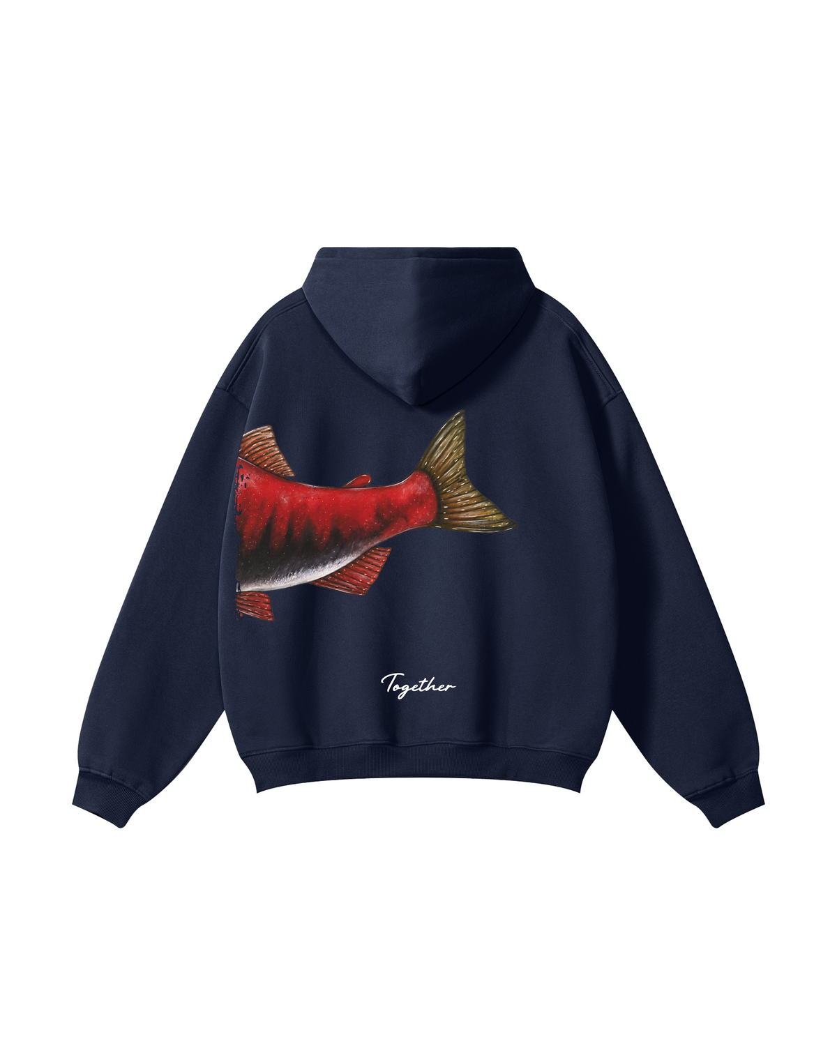 Better Together Sockeye Salmon Matching Couple Fishing Unisex Hoodies Bundle