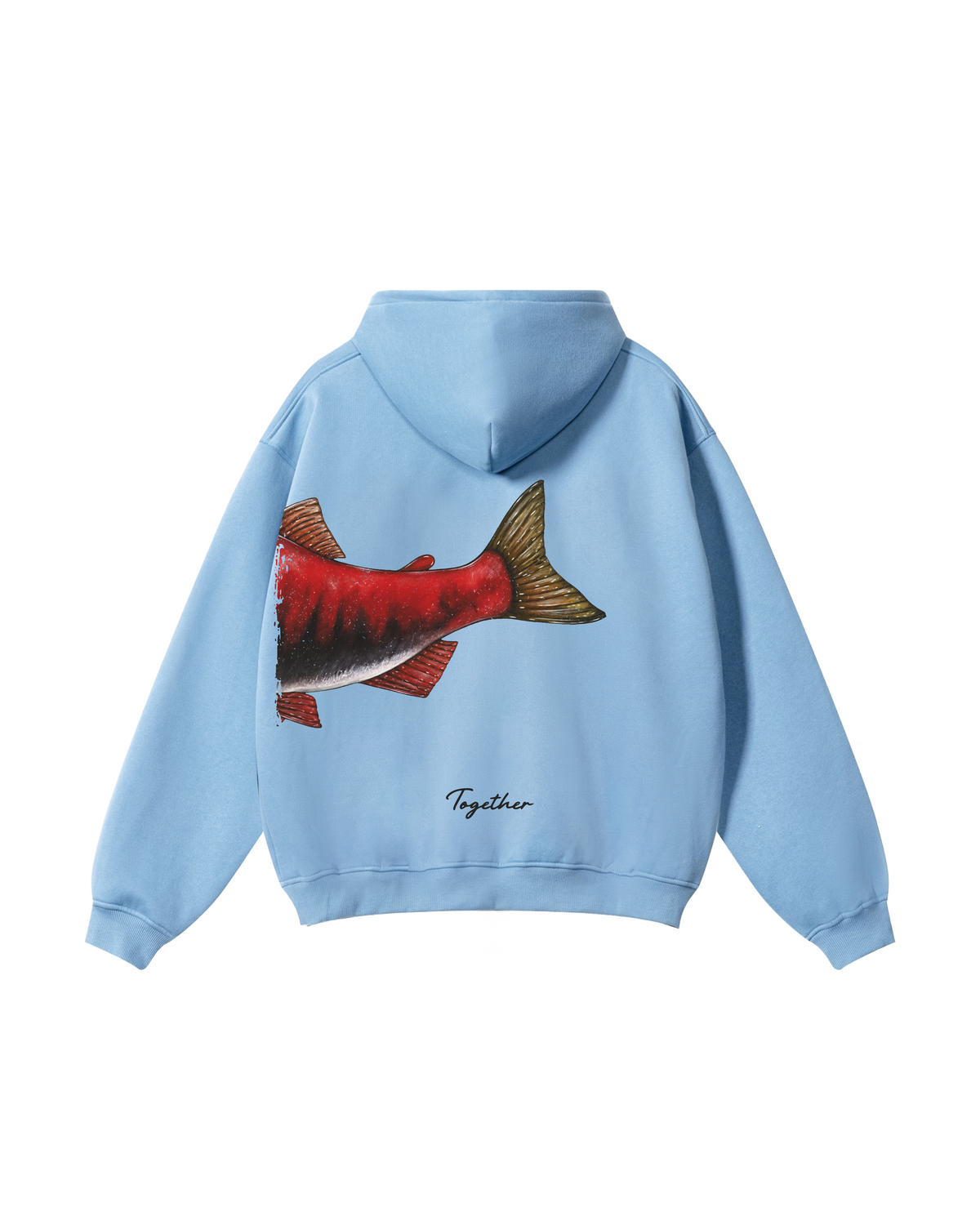 Better Together Sockeye Salmon Matching Couple Fishing Unisex Hoodies Bundle