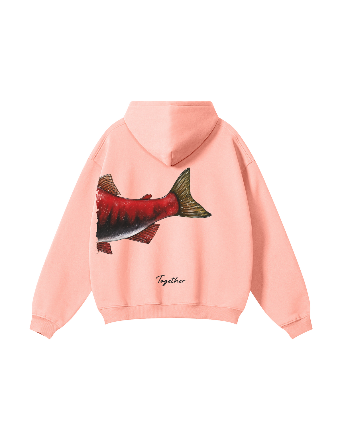 Better Together Sockeye Salmon Matching Couple Fishing Unisex Hoodies Bundle