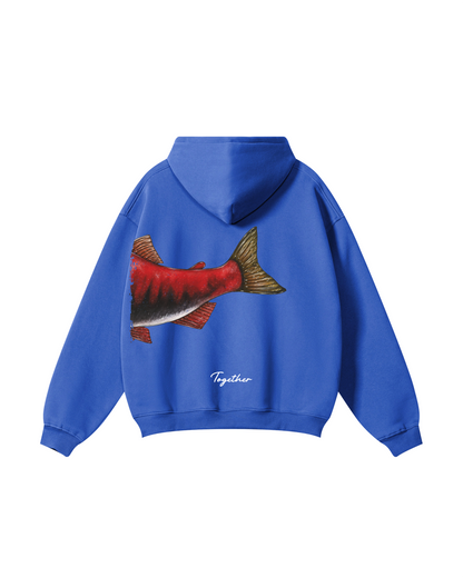 Better Together Sockeye Salmon Matching Couple Fishing Unisex Hoodies Bundle