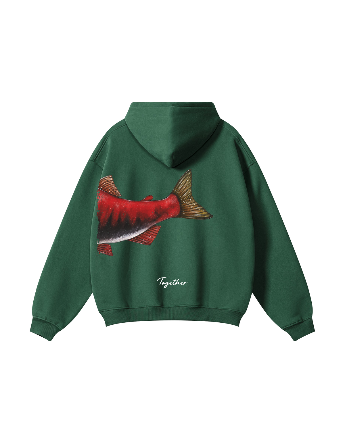 Better Together Sockeye Salmon Matching Couple Fishing Unisex Hoodies Bundle
