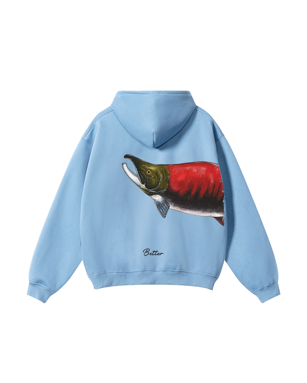 Better Together Sockeye Salmon Matching Couple Fishing Unisex Hoodies Bundle