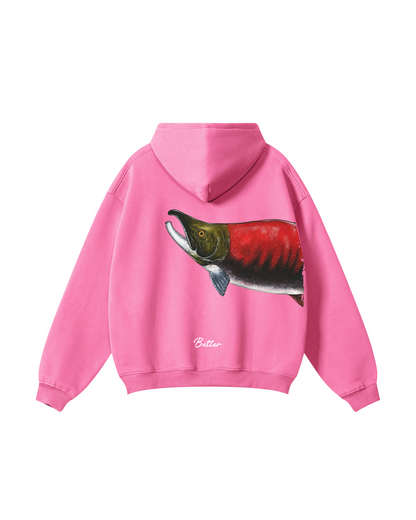 Better Together Sockeye Salmon Matching Couple Fishing Unisex Hoodies Bundle