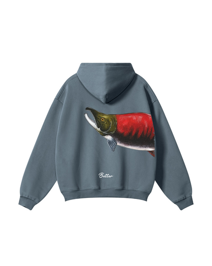 Better Together Sockeye Salmon Matching Couple Fishing Unisex Hoodies Bundle
