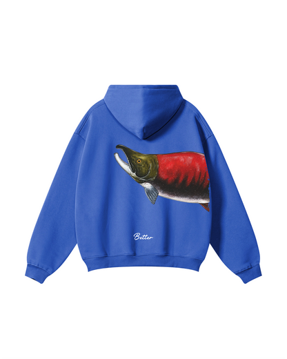 Better Together Sockeye Salmon Matching Couple Fishing Unisex Hoodies Bundle