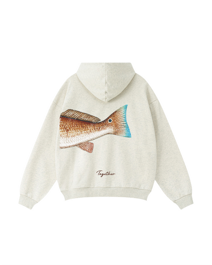 Better Together Redfish Matching Couple Fishing Unisex Hoodies Bundle