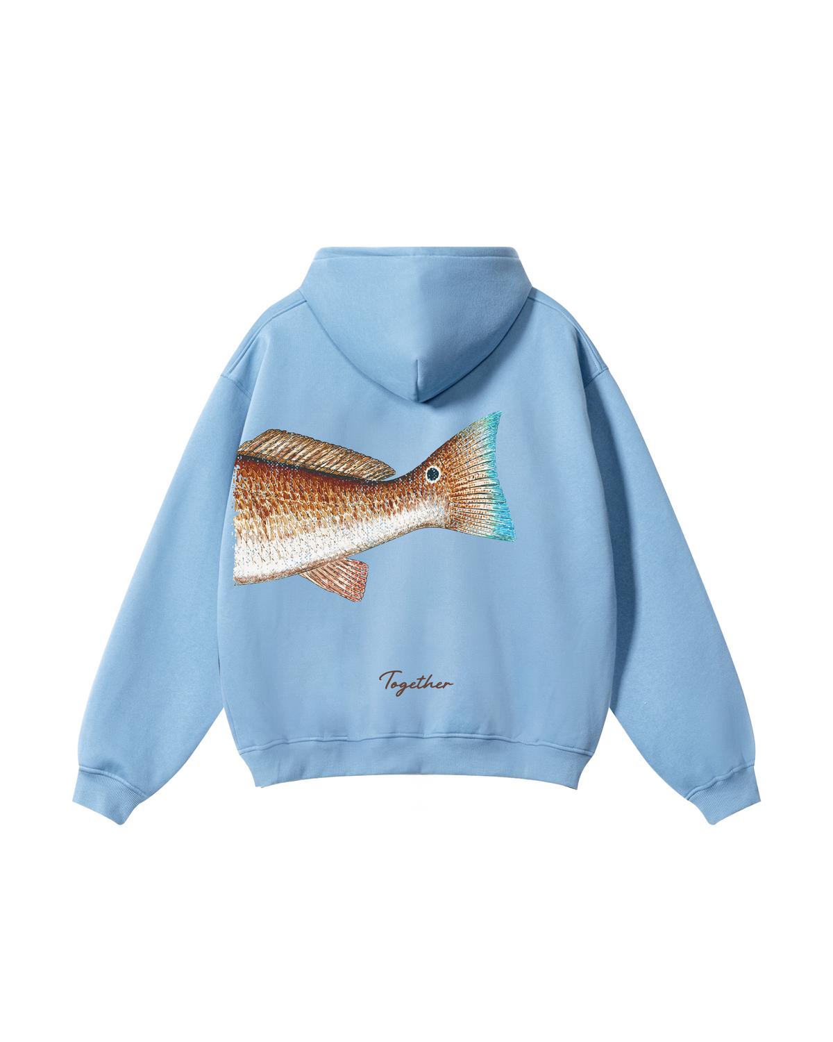 Better Together Redfish Matching Couple Fishing Unisex Hoodies Bundle