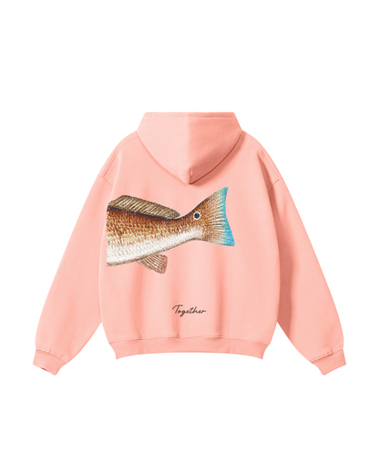 Better Together Redfish Matching Couple Fishing Unisex Hoodies Bundle