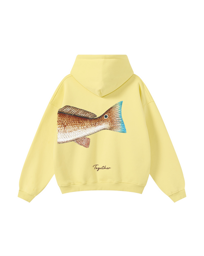 Better Together Redfish Matching Couple Fishing Unisex Hoodies Bundle