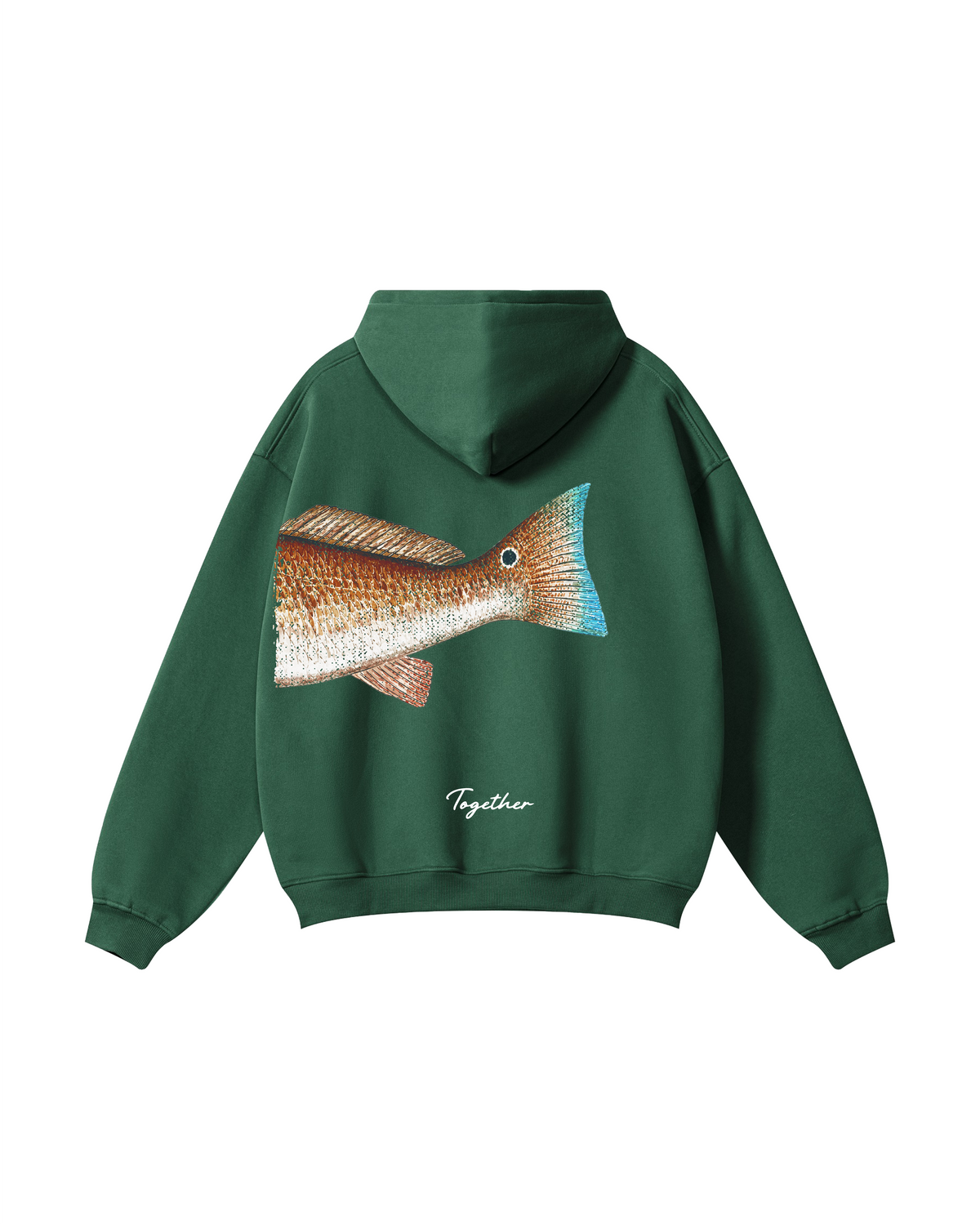 Better Together Redfish Matching Couple Fishing Unisex Hoodies Bundle