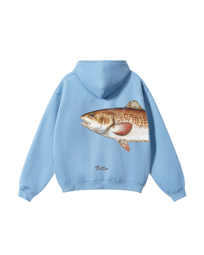 Better Together Redfish Matching Couple Fishing Unisex Hoodies Bundle