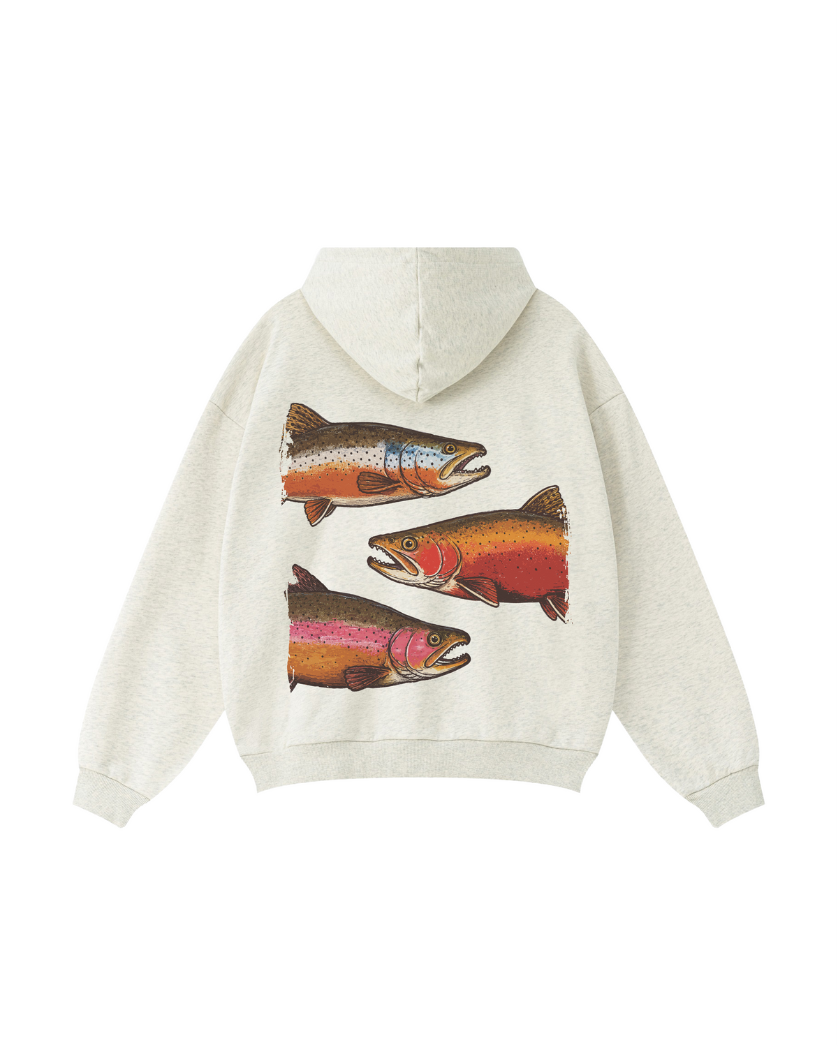 Wild Waters Trout Trio Fishing Hoodie