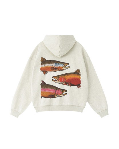 Wild Waters Trout Trio Fishing Hoodie