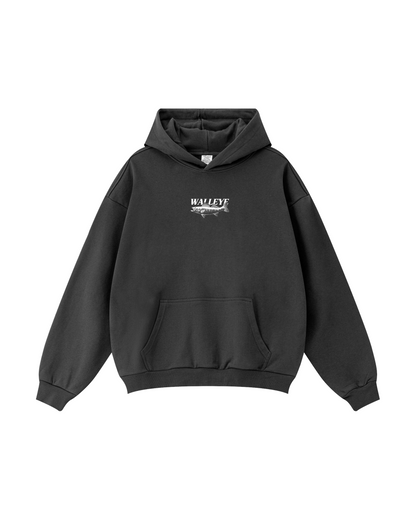 Under the Walleye Moon Night Fishing Hoodie