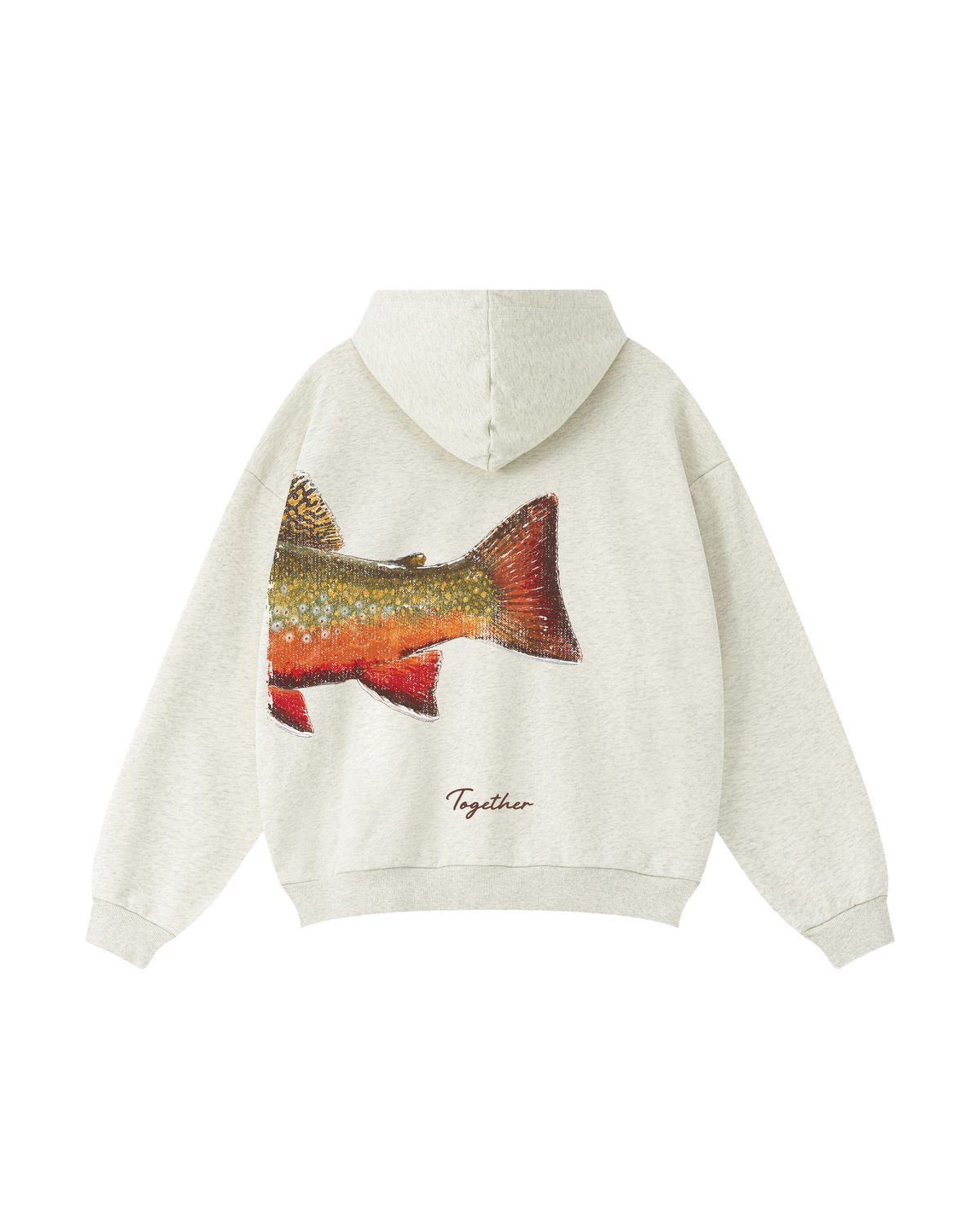 Better Together: Brook Trout Fishing Couple Hoodie Set
